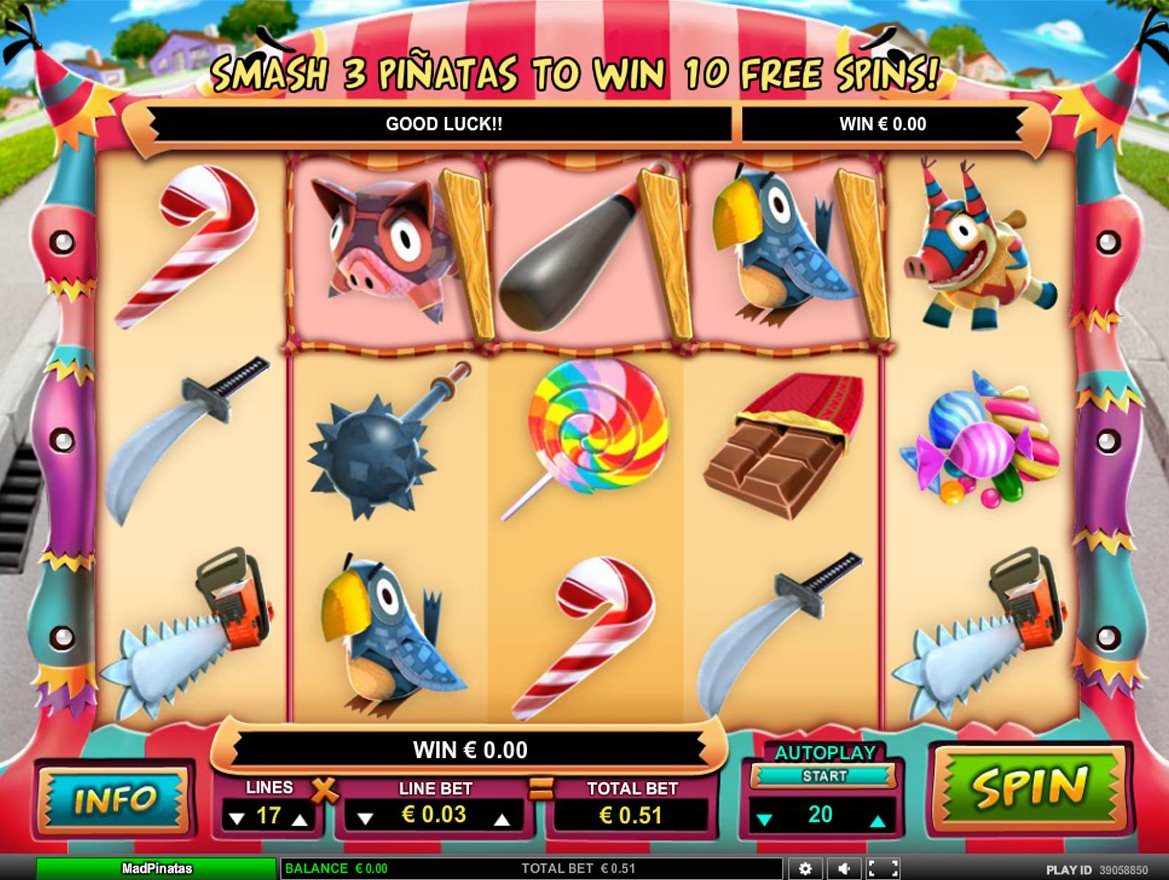 slot machine mad pinatas