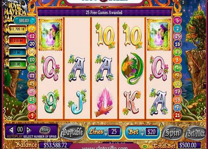 slot machine fantasy realm