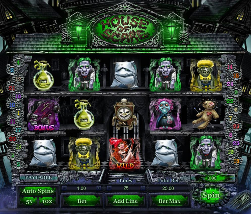 slot house of scare gratis