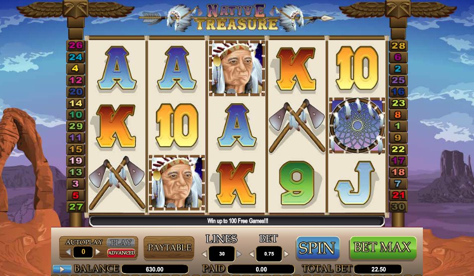 native treasure online