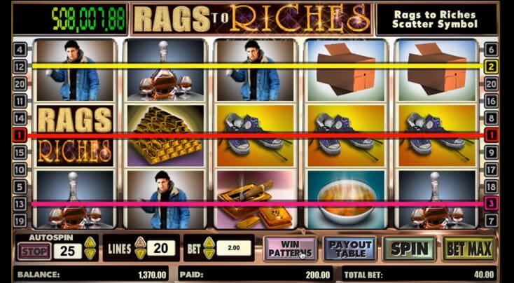 slot rags to riches 2